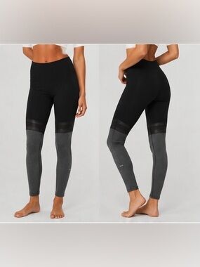 Alo yoga, tights. Pilates! Mid mesh detailing size small